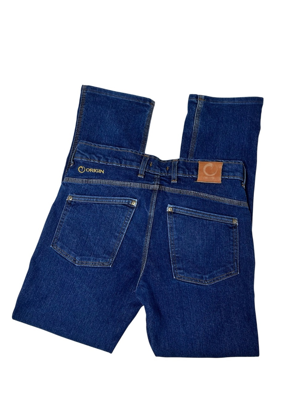 ORIGIN 68 Legit Fit Straight Jeans Size 32x32 dark wash